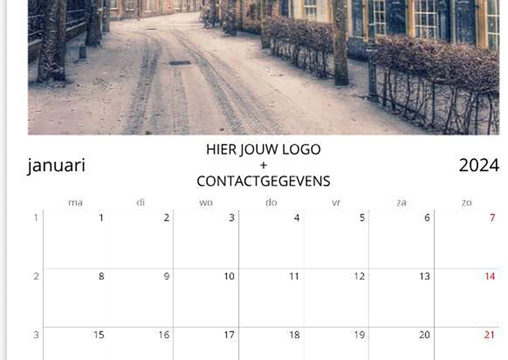 Boost je Merkbekendheid met Persoonlijke Kalenders voor Klanten! - Voorschoten.Online Webshop