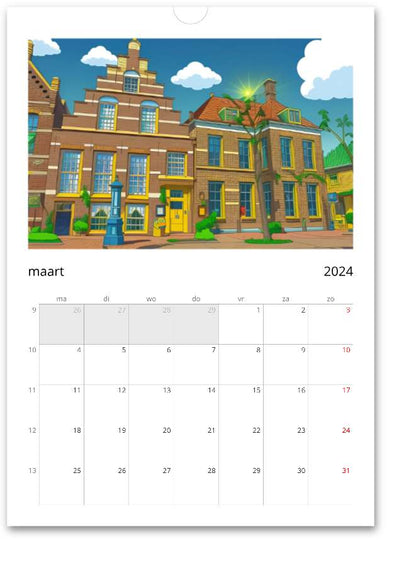 Kalender Voorschoten Cartoon Editie (limited edition)