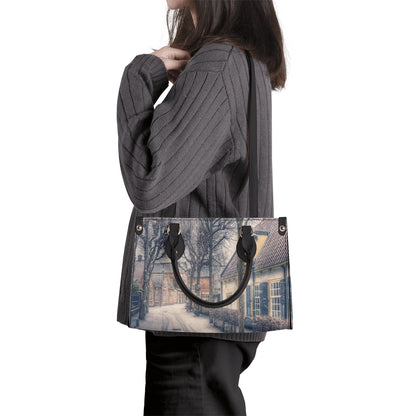 Luxe dames PU-handtas met schouderband Treubstraat