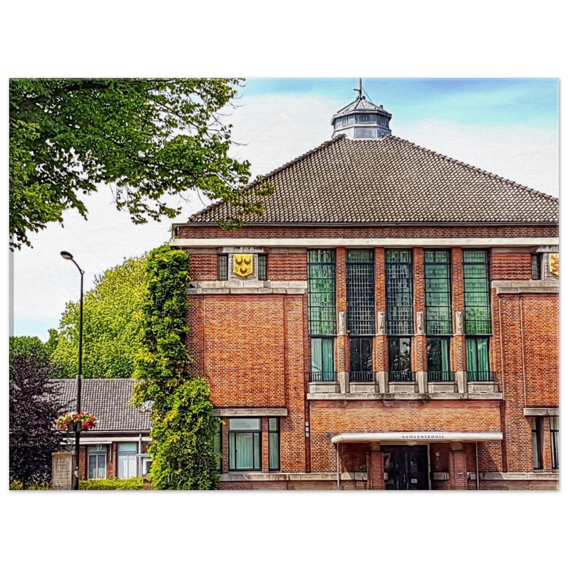 Canvas gemeentehuis - Webshop I Love Voorschoten