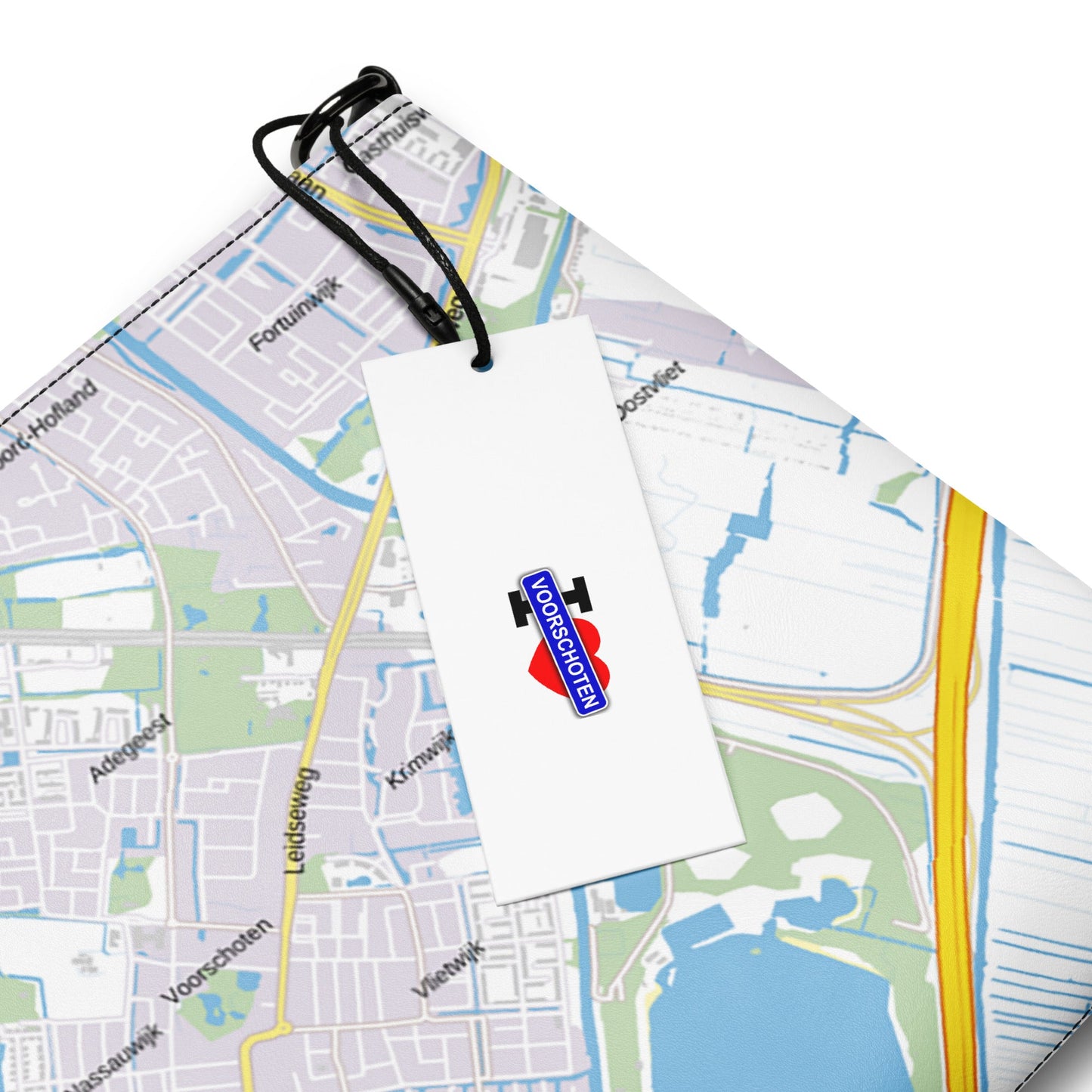 Crossbody plattegrond Voorschoten - Webshop I Love Voorschoten