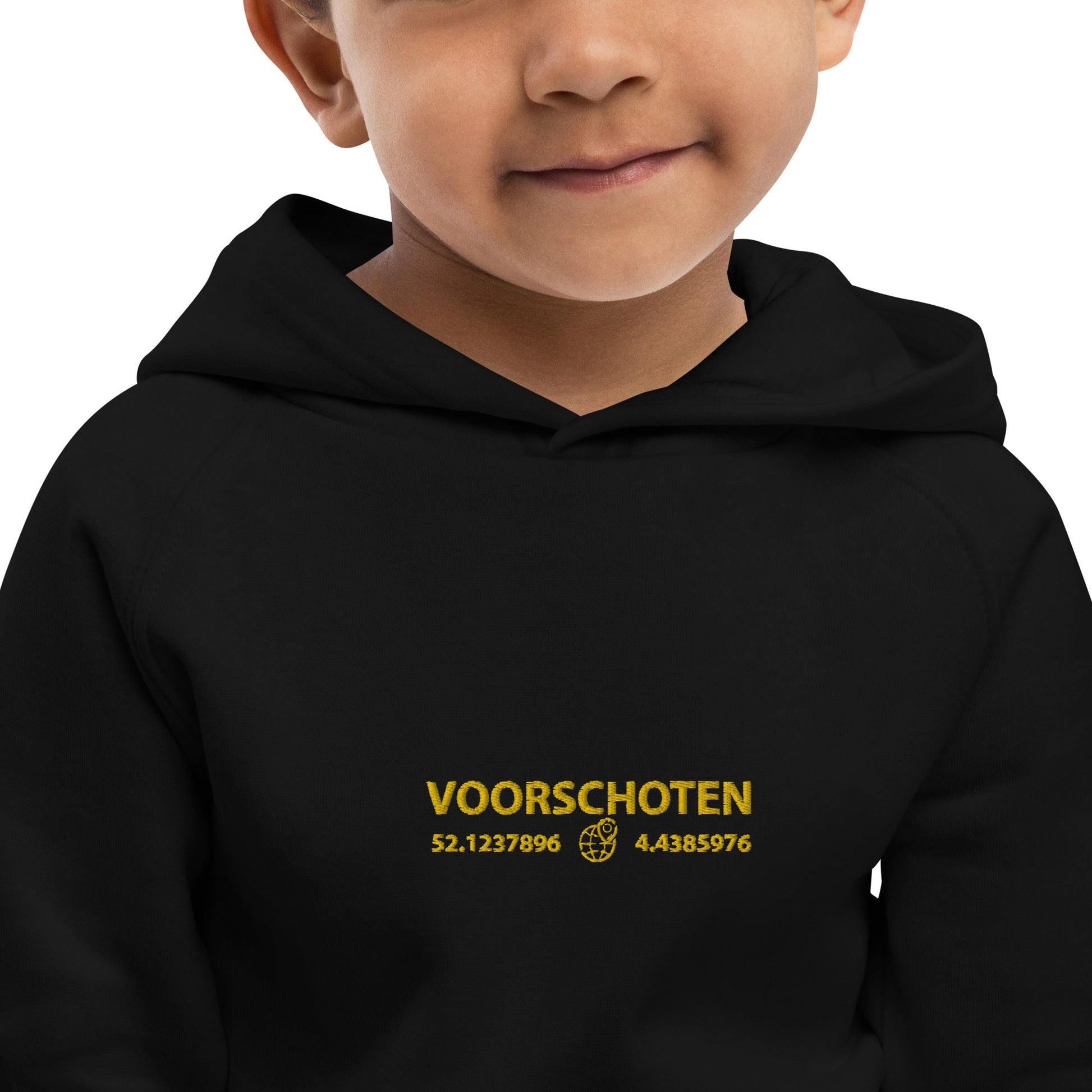 Eco hoodie voor kinderen - Webshop I Love Voorschoten