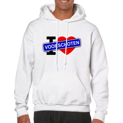 Klassieke uniseks pullover met capuchon (Hoodie) - Webshop I Love Voorschoten