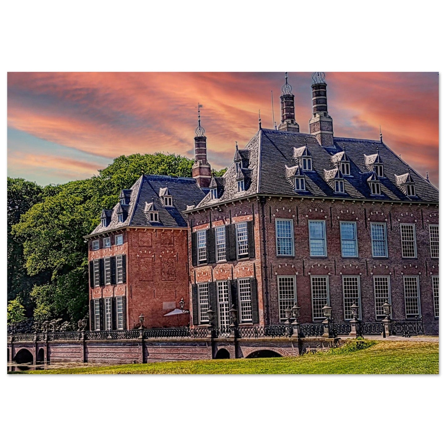 Poster kasteel Duivenvoorde - Webshop I Love Voorschoten