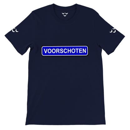Premium uniseks T-shirt met ronde hals Voorschoten - Webshop I Love Voorschoten