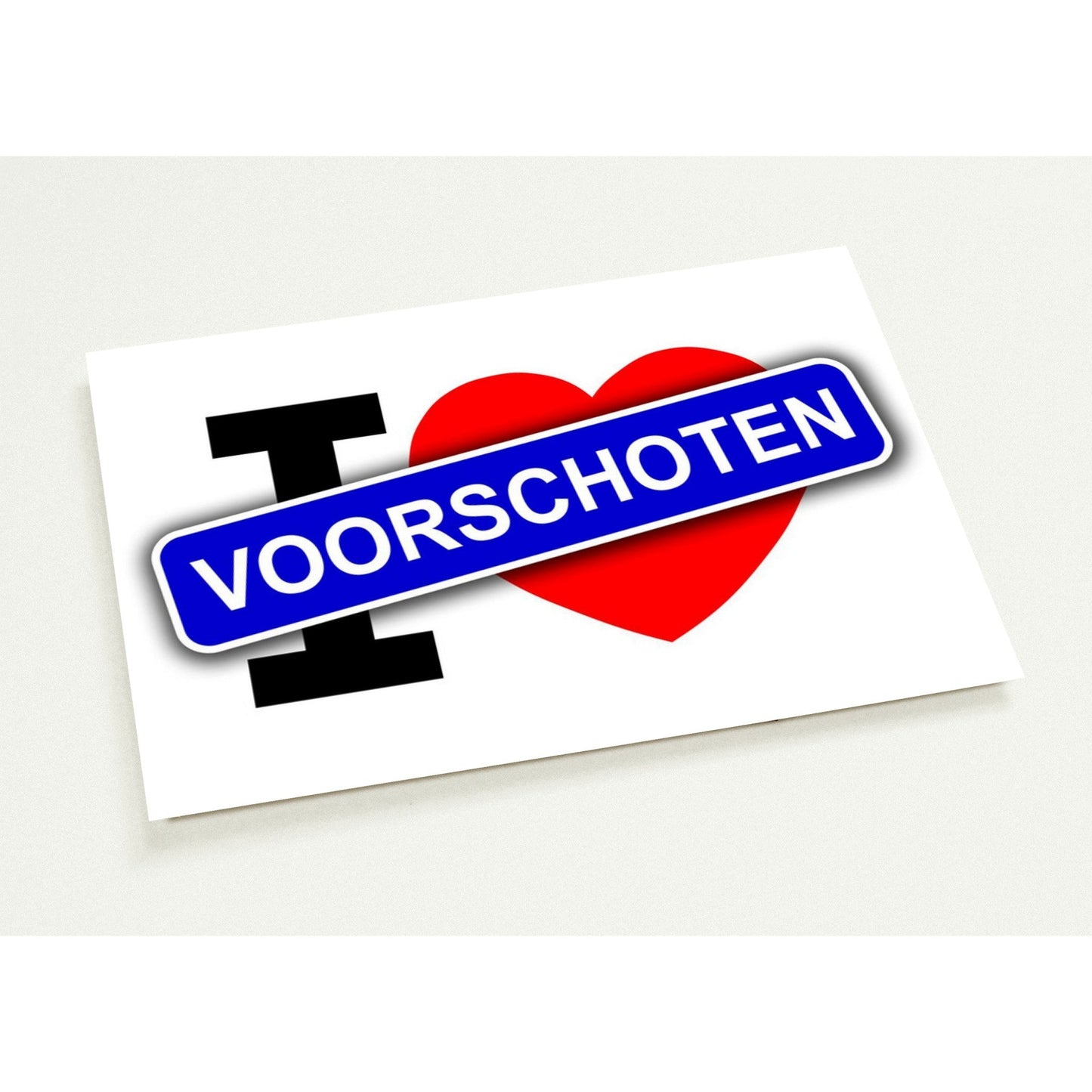 Set of 10 postcards (standard envelopes) I Love Voorschoten