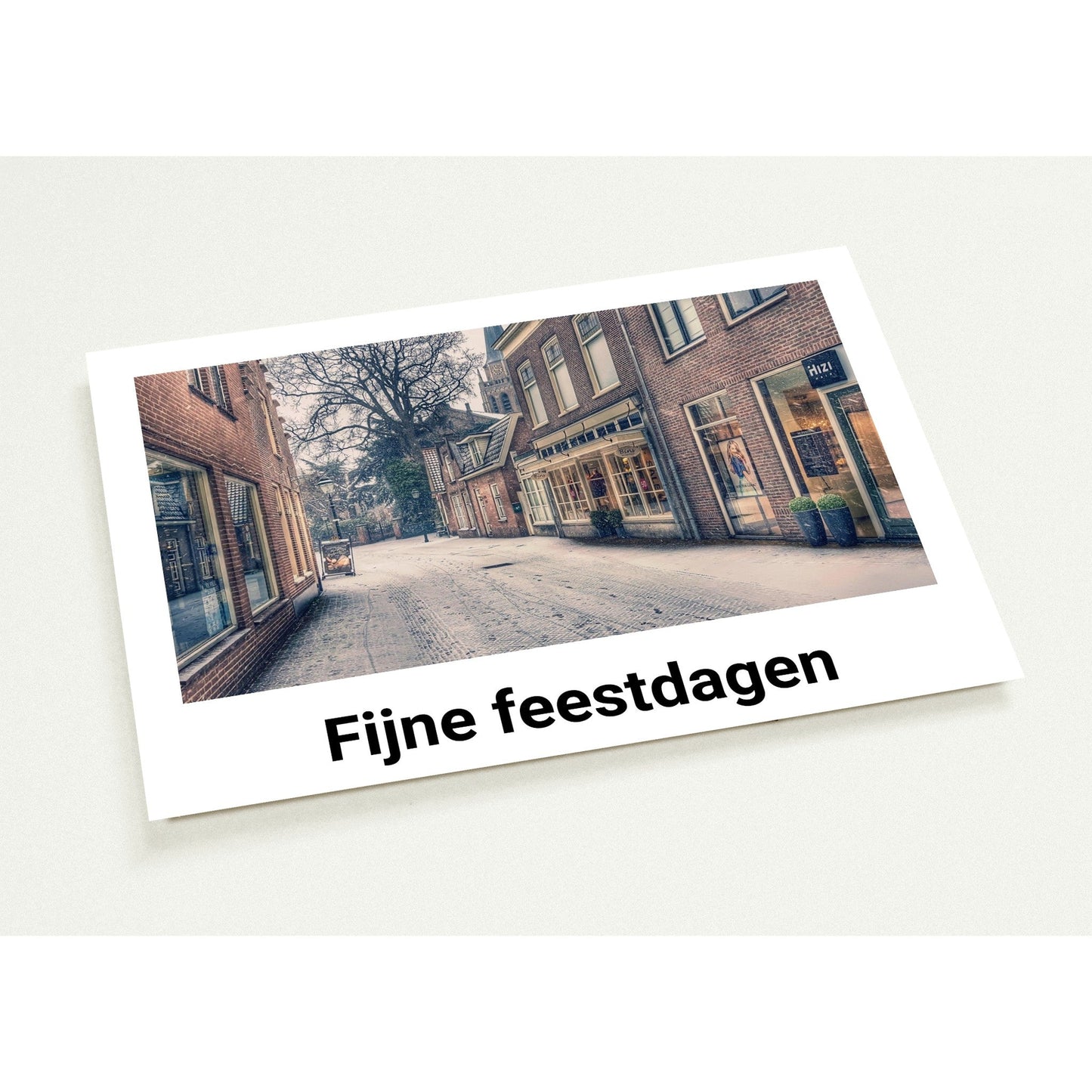 Set of 10 Christmas cards (standard envelopes) Treubstraat