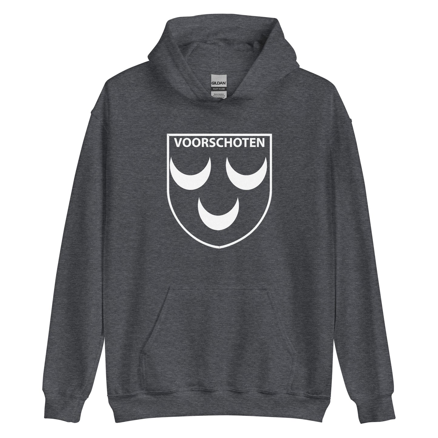 Uniseks hoodie logo Voorschoten - I Love Voorschoten & Voorschoten.Online